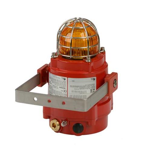 Ex LED Beacon BExBG L2DP 115vAC AMBER IP66/67 SS304 EExdIICT4/T5